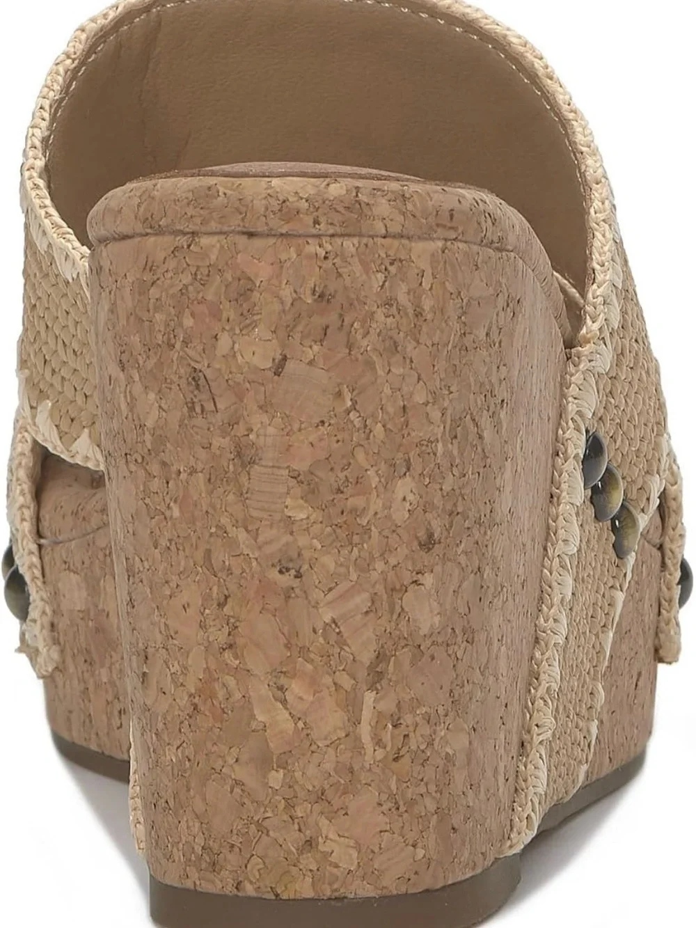 Lucky brand cork Wedge Slide Sandal - Natural size 11.